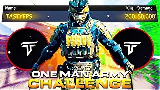 This has NEVER been done in Call of Duty Before! - TDM World Record (One Man Army Challenge)