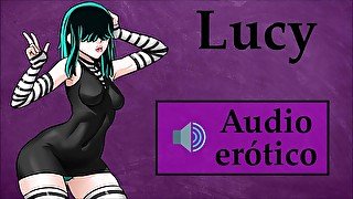 JOI hentai con Lucy. Sexo en la primera cita.