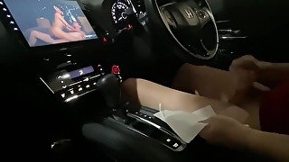 CAR MASTURBATION EP1 : FUCKING HORNY WHILE WORKING