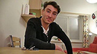 Shameless gay bottom getting power-fucked like a slut