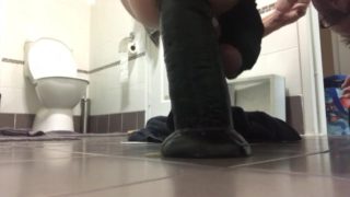 10” kingofcock dildo play