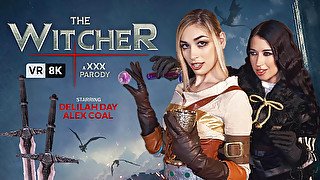 The Witcher (a Xxx Parody) - Mff Threesome Cosplay With And With Delilah Day And Alex Coal