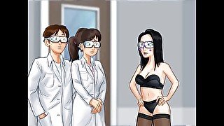 Summertime saga part 216 - sexy science teacher in lingerie