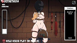 Princess Peach Tied Up Moaning Orgasm Bondage Spanking Wet Pussy - Hole House