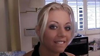 EDPOWERS - Natural blonde Trinity Linda rammed before facial