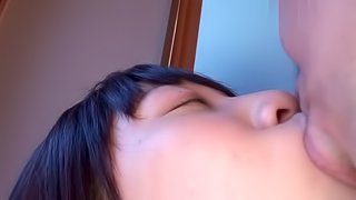 Amateur Japanese blows cock and swallows