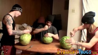 Three Twinks stopped by for a hot shooting common jack off