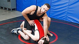 Coach Joel Someone Teaches His New Wrestling Student Dakota Lovell Some Dirty Moves - Varsity Grip