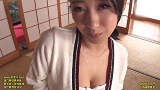 Asian maid received cum shots on her ass and tits after sensual sex