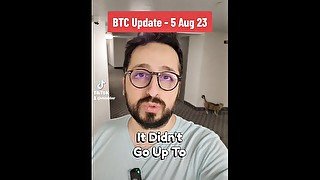 Bitcoin price update 5th August 2023 with stepsister