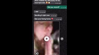 CUCKOLD TEXTING: Real movie date with my bull