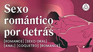 Sexo romántico por detrás con mi pareja [relatos para tocarme]