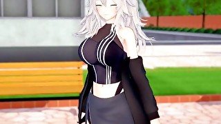 【エロゲーコイカツ！】VTuber 獅白ぼたん3DCGアニメ動画(バーチャルYoutuber)[Hentai Game Koikatsu! Shishiro Botan(Anime 3DCG