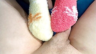 Fuzzy sockjob fun