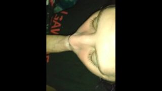 Emo girl sucking my dick