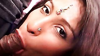 Indian sexy bitch dances for her BF. Closeup