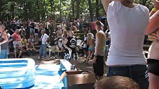 Chicago Amateur Oil Wrestling at Nudist Resort