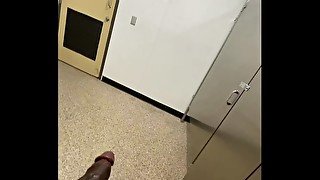 Swinging my Dick in The Womens Restroom (By The Door)