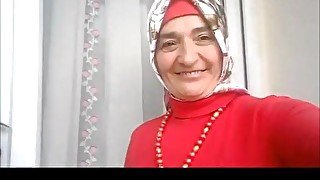 Turkish granny in hijab