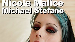 Nicole Malice & Michael Stefano suck fuck facial