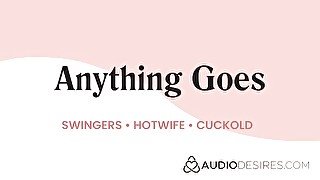 Watching my wife get fucked at a swingers' club [erotic audio]