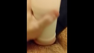 Fucking my fleshlight till I cum