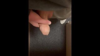 Wank during work👀Small cumshot