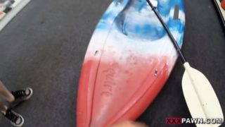 Up butt stream and not using a paddle - XXX 2nd hand