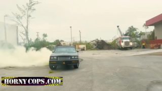 Police men assist each other and cover from behind