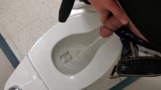 soft cock and piss - cuatro (school restroom)