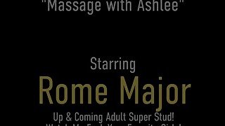 Naked Customer Ashlee Graham Opens Her Legs Wide For Masseuse Rome Major!