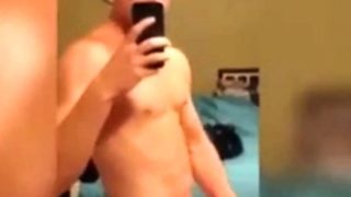 College student shows off for his GF