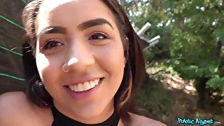 Easygoing nympho Kitty Love gets screwed outdoors