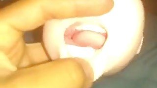 teen 18+ Masturbating With New Oral Sex Toy