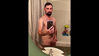 Male jerking off