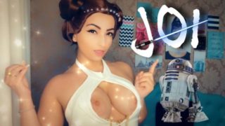 Star Wars, Princess Leia JOI - Jerk Off Instruction BBC - Cosplay Girl