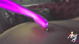 WOW what an electric orgasm! Violet Wand PLAY!