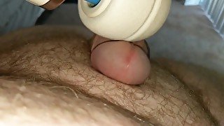 Vibrator on dick until I cum