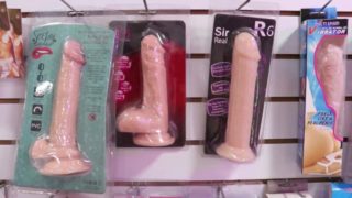 Visit to sex shop to buy penises