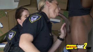 Rough females fucked on a truck by black criminal