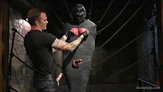 Gay bondage is the first gay experience of handsome Christian Wilde