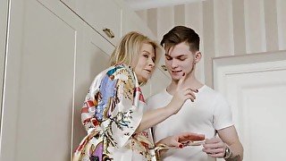 Student helping the MILF in more ways than one