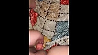 close up pov fucking my fat pussy with a pink dildo