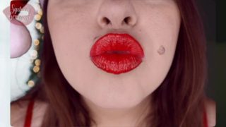 Christmas Present Kisses POV - Red Lipstick Fetish Sensual Domination - PREVIEW - Sydney Screams