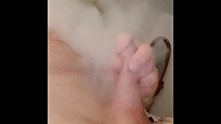 2 HUGE CLOUDS ON SPUNDADDY'S FAT COCK