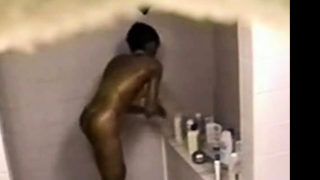 Hot Black Teen Taking A Shower - Hidden