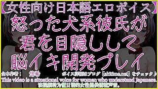 【女性向けボイス】君を目隠し脳イキ調教！トロトロマンコを痙攣絶頂させる犬系彼氏【あきにゃん/Japanese ASMR】