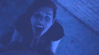 Vampire Redhead Sucks Tgirl's Cock PoV