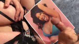 The wife stroking my cock to cum tribute Nicki Minaj