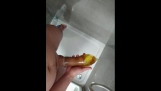 Piss in condom